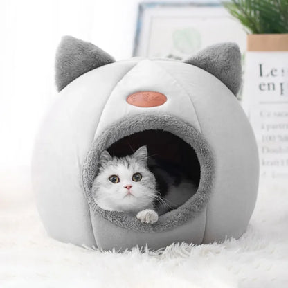 Funki Findz | Pet Beds | Cat Beds | Cozy Sweet Pink Cave House