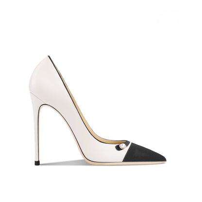 Funki Findz | Shoes | Women's Luxury Pearl Button High Stilettos