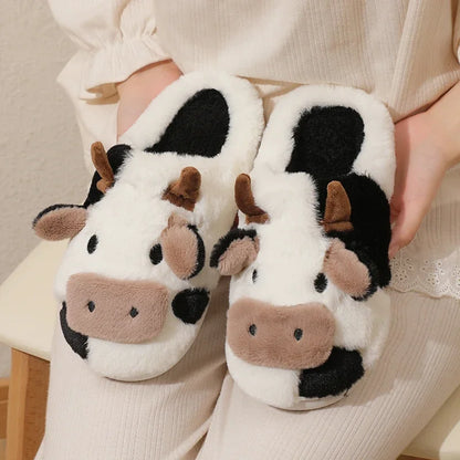 Funki Findz | Shoes | Women's Cute Soft Cow Slipper