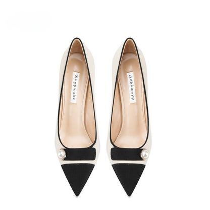 Funki Findz | Shoes | Women's Luxury Pearl Button High Stilettos