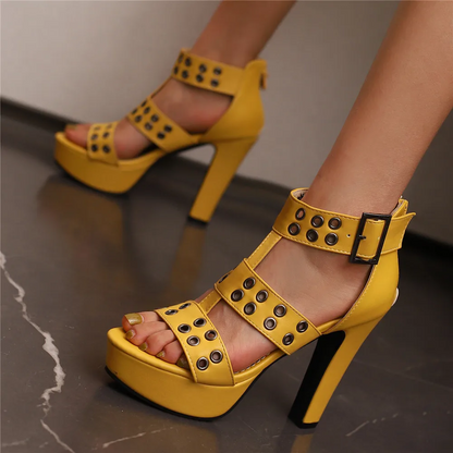 Funki Findz | Shoes | Women's High Gladiator Platform Sandals