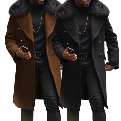 Funki Findz | Jackets | Men's Winter Faux Fur Woolen Coats
