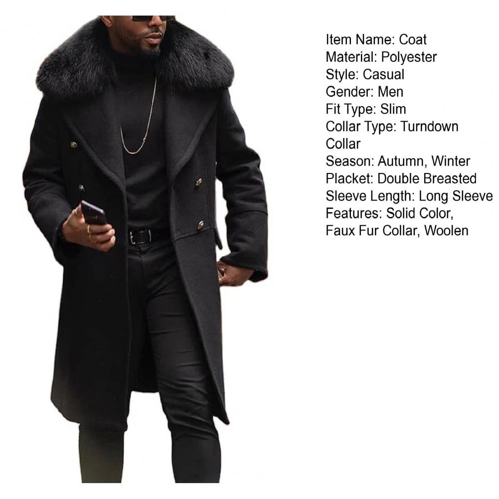 Funki Findz | Jackets | Men's Winter Faux Fur Woolen Coats