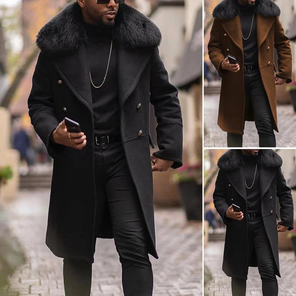 Funki Findz | Jackets | Men's Winter Faux Fur Woolen Coats