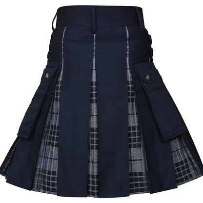 Funki Findz | Skirts | Men's Modern Gothic Punk Plaid Pleated Kilt
