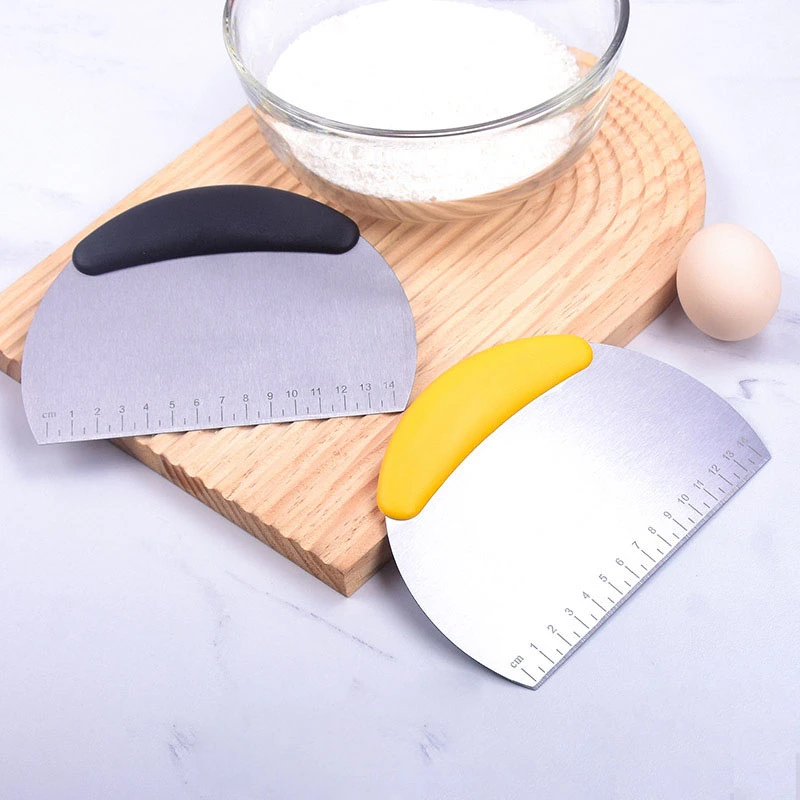 Funki Findz | Cooking Scrapers | Stainless Steel Dough Cutters