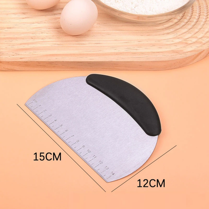 Funki Findz | Cooking Scrapers | Stainless Steel Dough Cutters