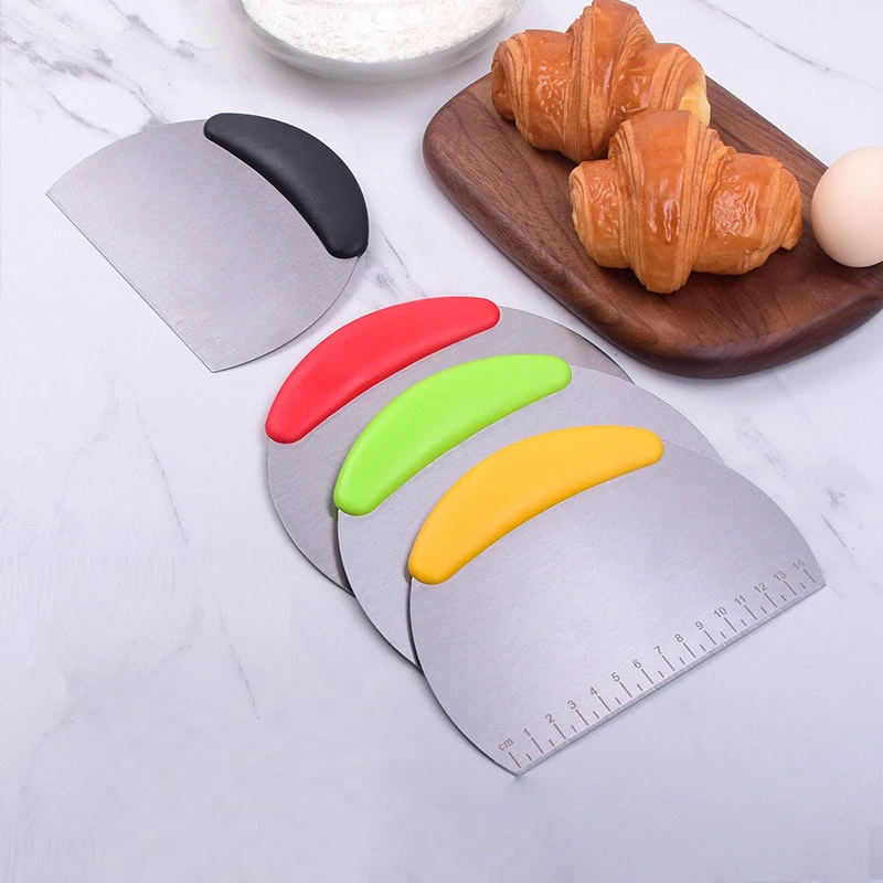 Funki Findz | Cooking Scrapers | Stainless Steel Dough Cutters