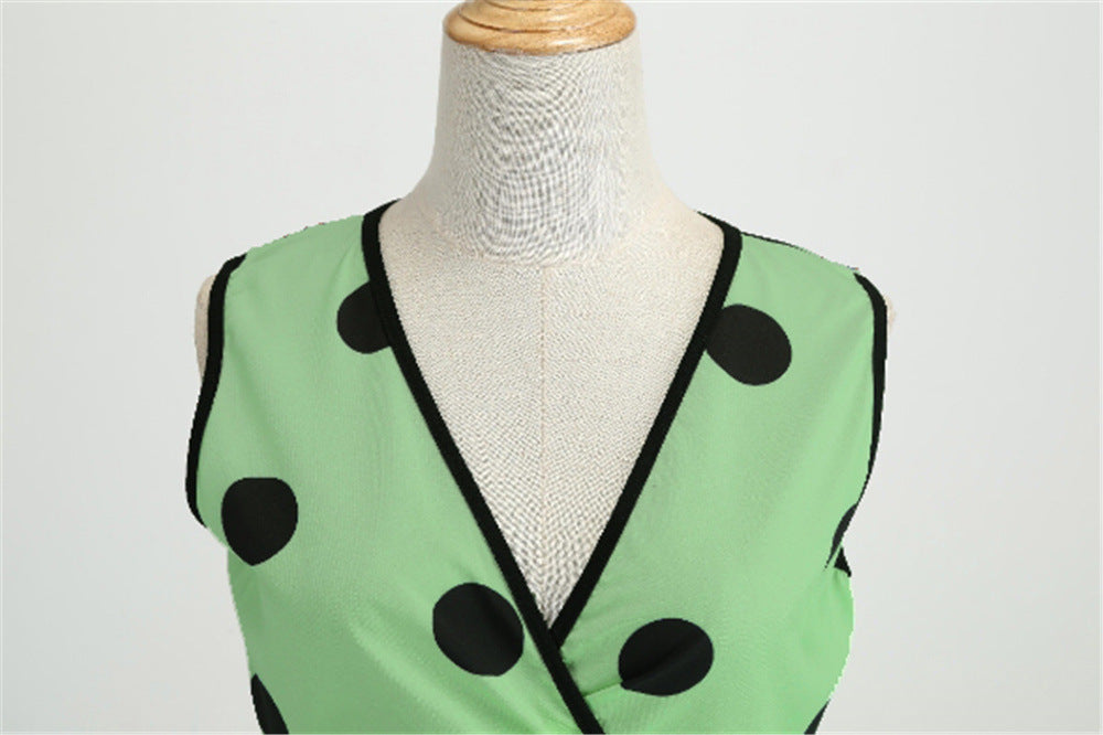 Funki Findz | Dresses | Women's Retro Swing Polka Dot Dresses