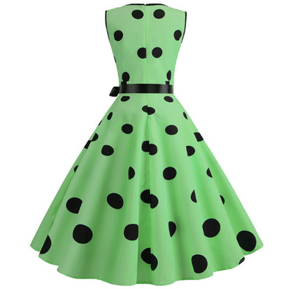 Funki Findz | Dresses | Women's Retro Swing Polka Dot Dresses