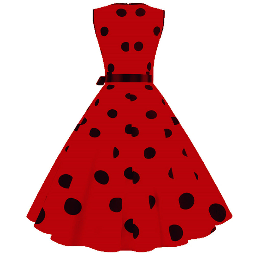 Funki Findz | Dresses | Women's Retro Swing Polka Dot Dresses