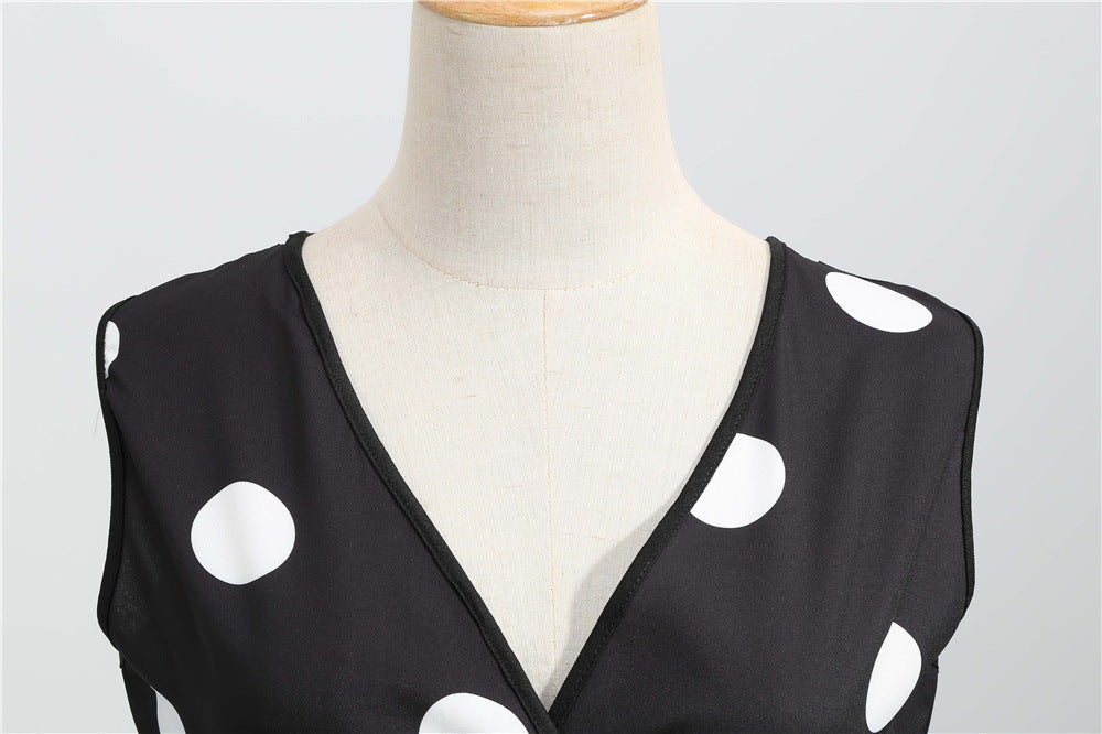 Funki Findz | Dresses | Women's Retro Swing Polka Dot Dresses