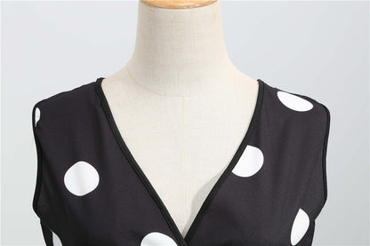 Funki Findz | Dresses | Women's Retro Swing Polka Dot Dresses
