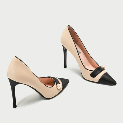 Funki Findz | Shoes | Women's Luxury Pearl Buttoned Stilettos