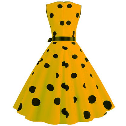 Funki Findz | Dresses | Women's Retro Swing Polka Dot Dresses