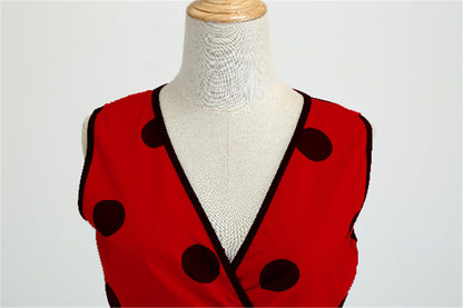 Funki Findz | Dresses | Women's Retro Swing Polka Dot Dresses