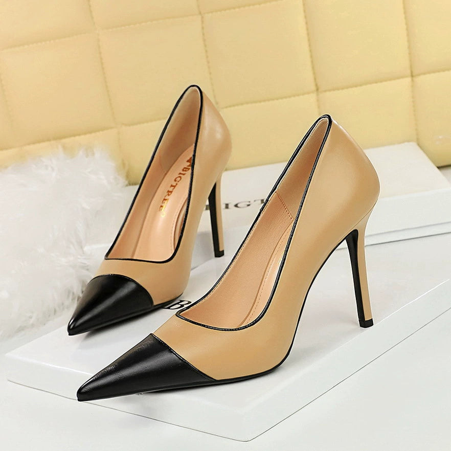 Funki Findz | Shoes | Women's Leather Pointed Toe High Heels