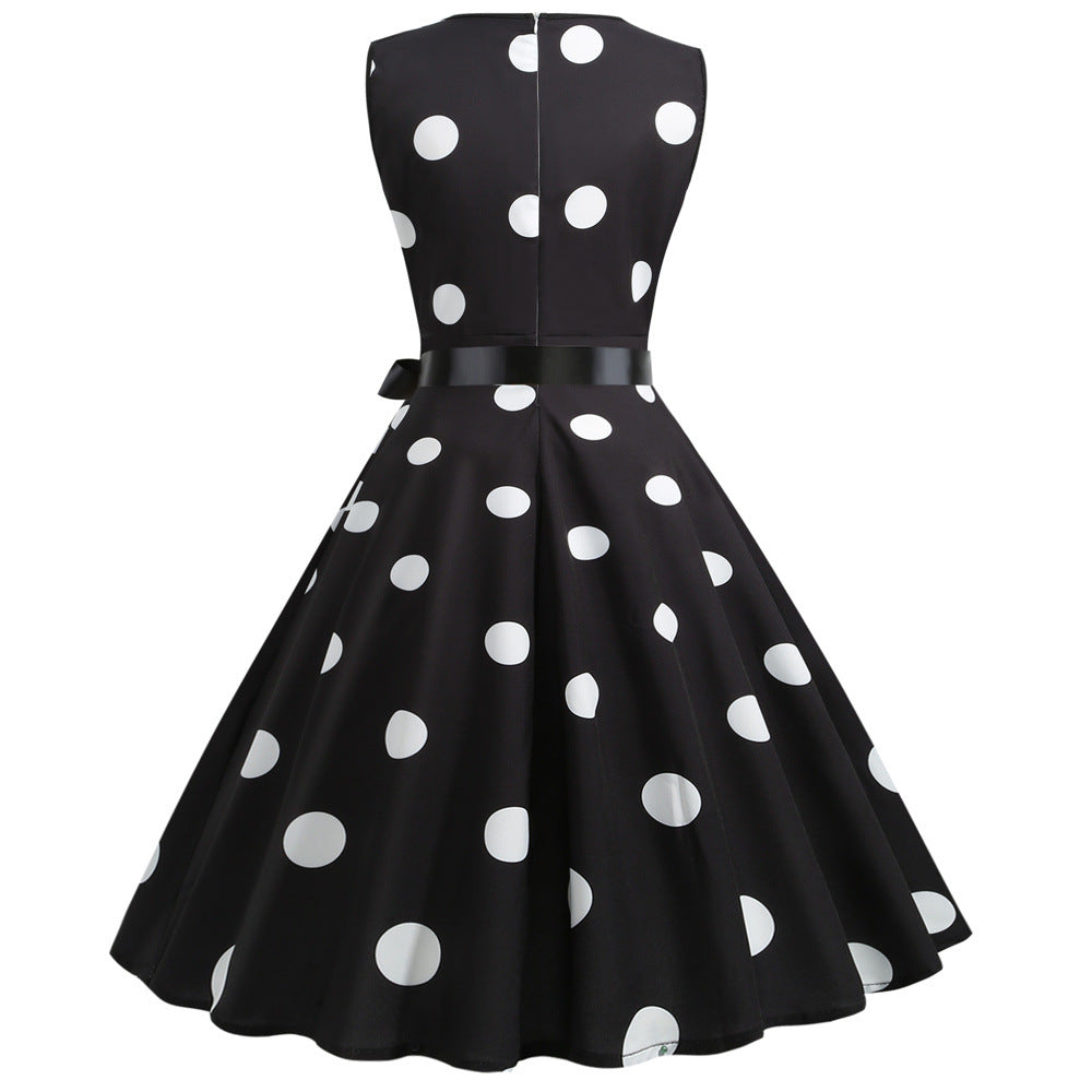 Funki Findz | Dresses | Women's Retro Swing Polka Dot Dresses