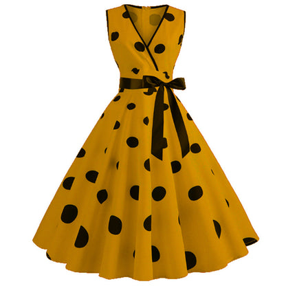 Funki Findz | Dresses | Women's Retro Swing Polka Dot Dresses