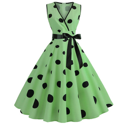 Funki Findz | Dresses | Women's Retro Swing Polka Dot Dresses