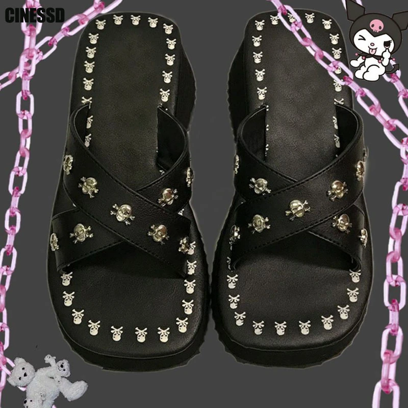 Funki Findz | Shoes | Women's Gothic Platform Wedge Sandals