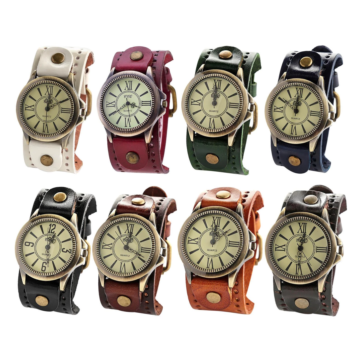 Funki Findz | Watches | Men's Steampunk Goth Style Wide Watch