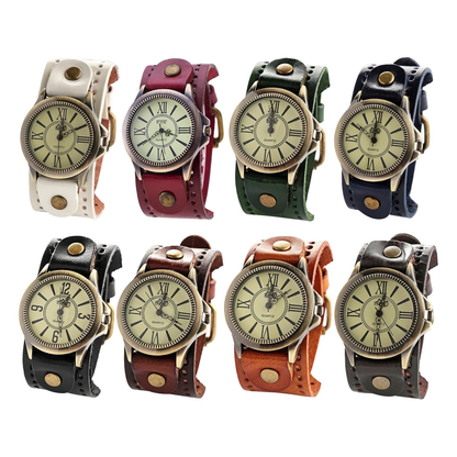 Funki Findz | Watches | Men's Steampunk Goth Style Wide Watch