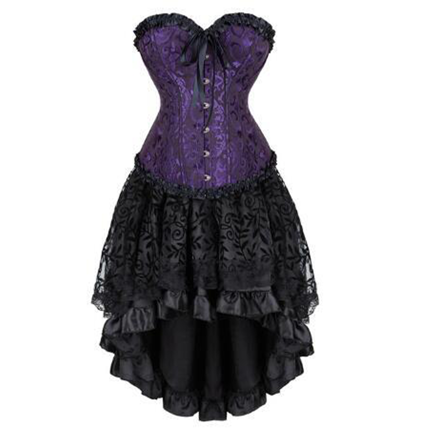 Funki Findz | Dresses | Women's Victorian Gothic Corset Skirt Set