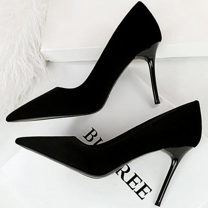 Funki Findz | Shoes | Women's Suede Fashion High Heel Stiletto