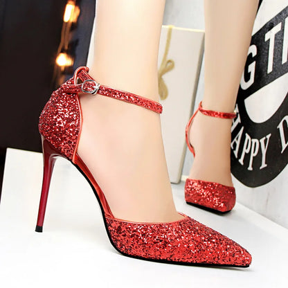 Funki Findz | Shoes | Women's Sparkly Glitter Wedding Sandals