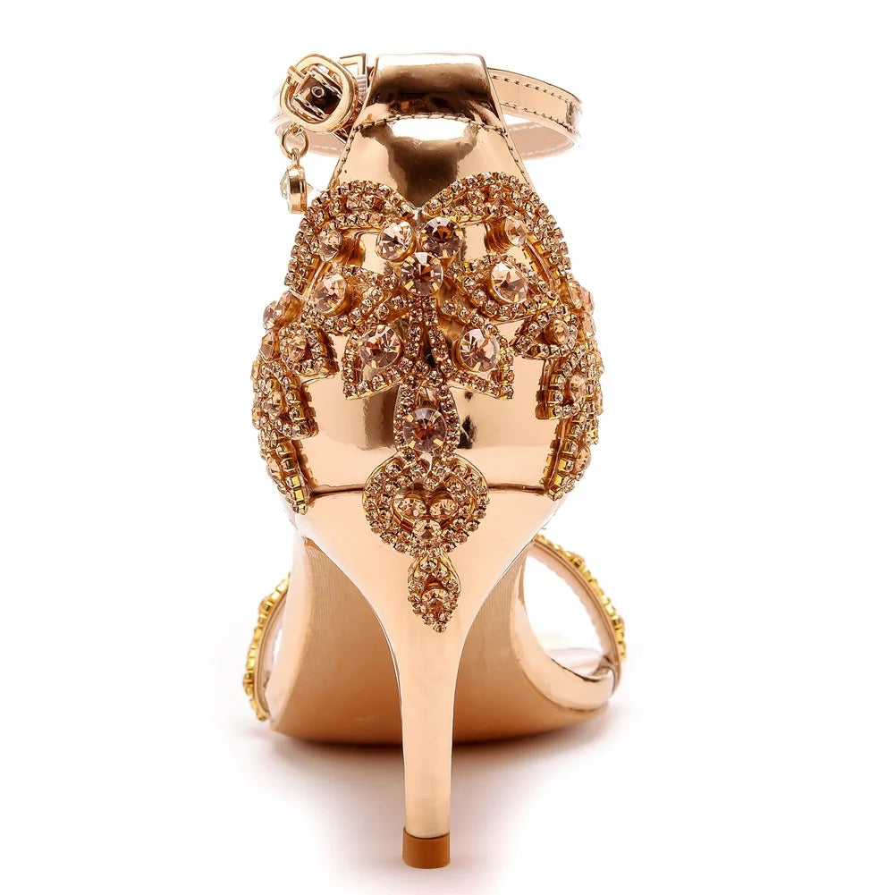 Funki Findz | Shoes | Women's Bridal Beaded Low Heel Sandals