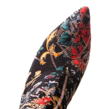 Funki Findz | Boots | Women's Bohemian Long Stretch Cloth Boot