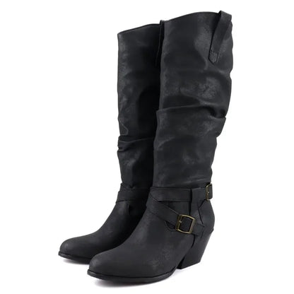 Funki Findz | Boots | Women's Faux Suede Western Style Boots
