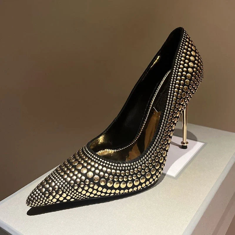 Funki Findz | Shoes | Women's Luxury Metallic Designer Slip-Ons