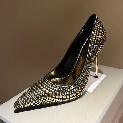 Funki Findz | Shoes | Women's Luxury Metallic Designer Slip-Ons