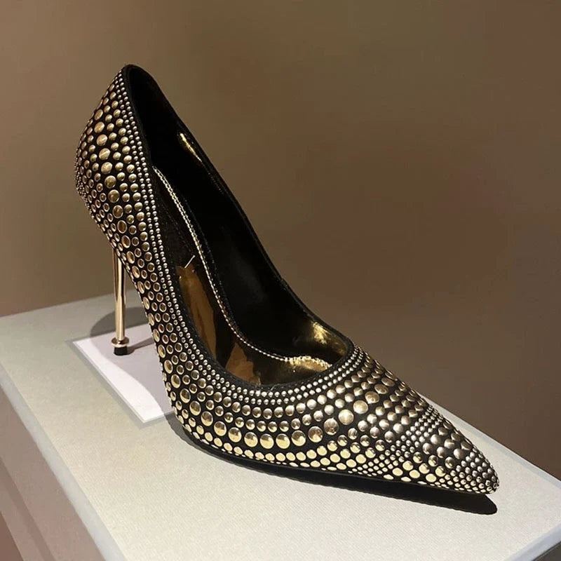 Funki Findz | Shoes | Women's Luxury Metallic Designer Slip-Ons