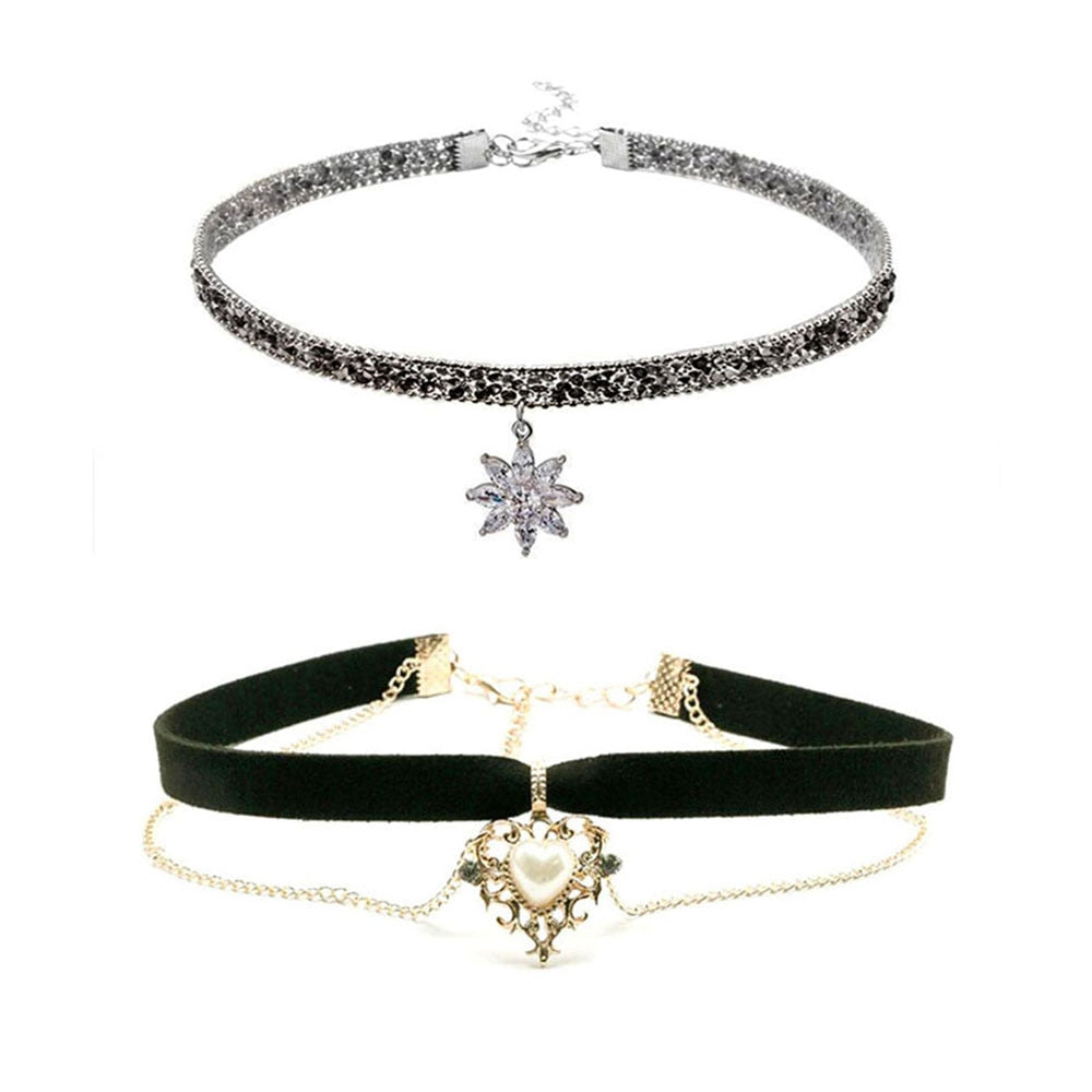 Funki Findz | Necklaces | Women's Black Goth Choker Necklace