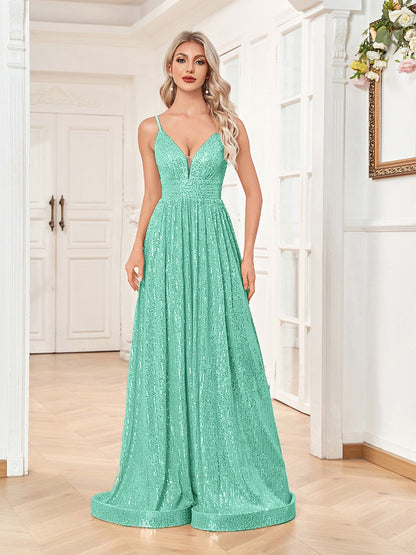 Funki Findz | Dresses | Women's Luxury Strappy Evening Dress