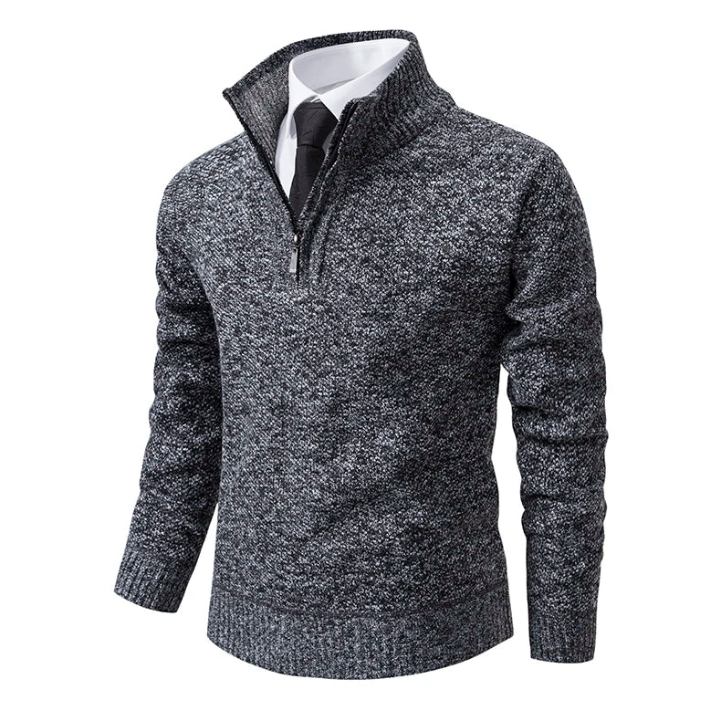 Funki Findz | Sweaters | Men's Casual Stand Collar Zip Pullovers