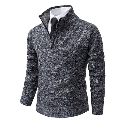 Funki Findz | Sweaters | Men's Casual Stand Collar Zip Pullovers