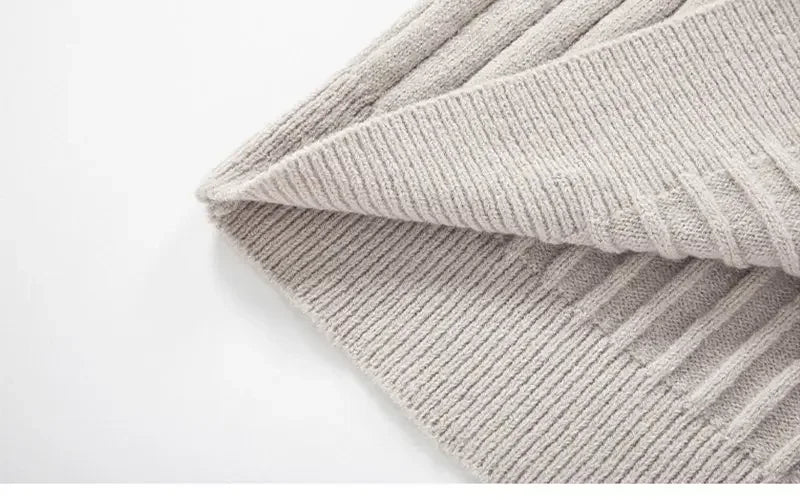 Funki Findz | Sweaters | Men's Mock Neck Vertical Stripe Pullover
