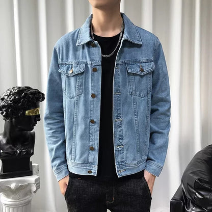 Funki Findz | Jackets | Men's Classic Denim Slim Fit Jacket 5XL