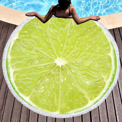 Funki Findz | Beach Mats | Fruit Printed Beach Mat Towel Throw