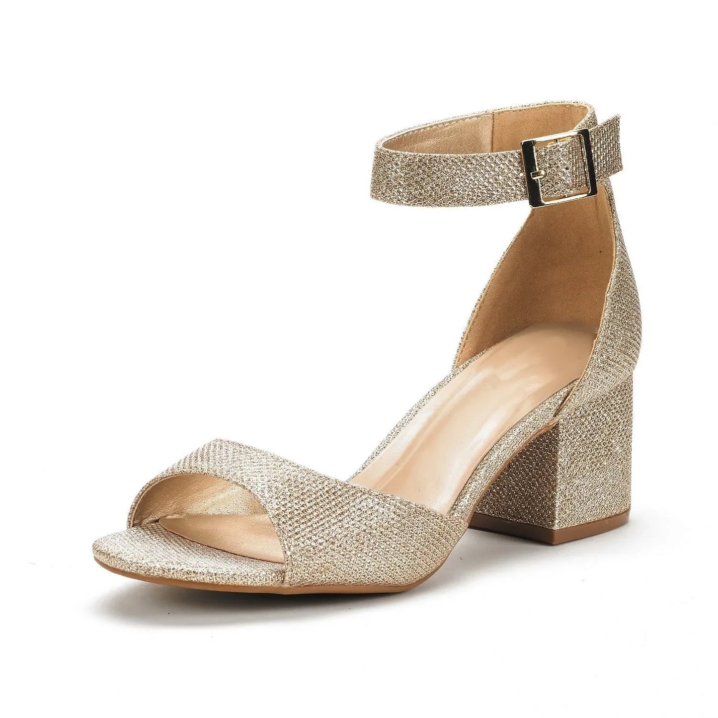 Funki Findz | Shoes | Women's Shimmery Gold Silver Sandals