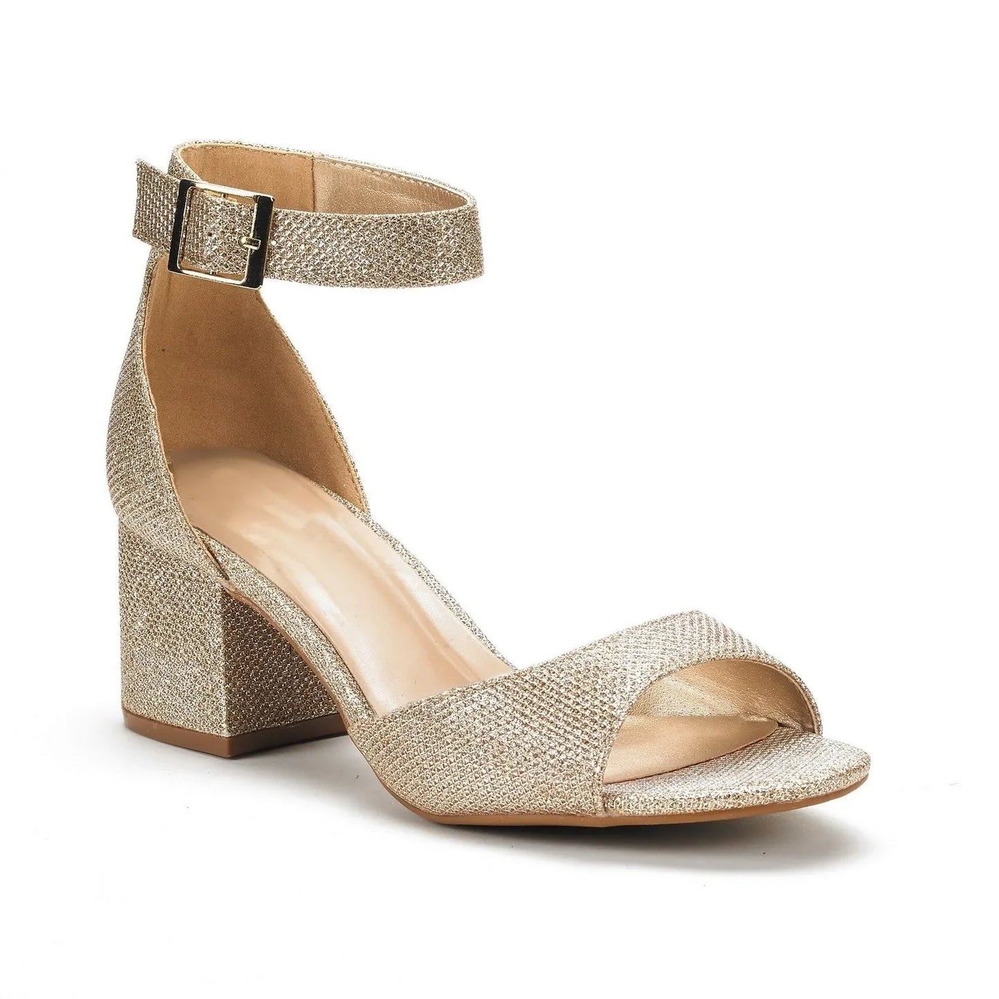 Funki Findz | Shoes | Women's Shimmery Gold Silver Sandals