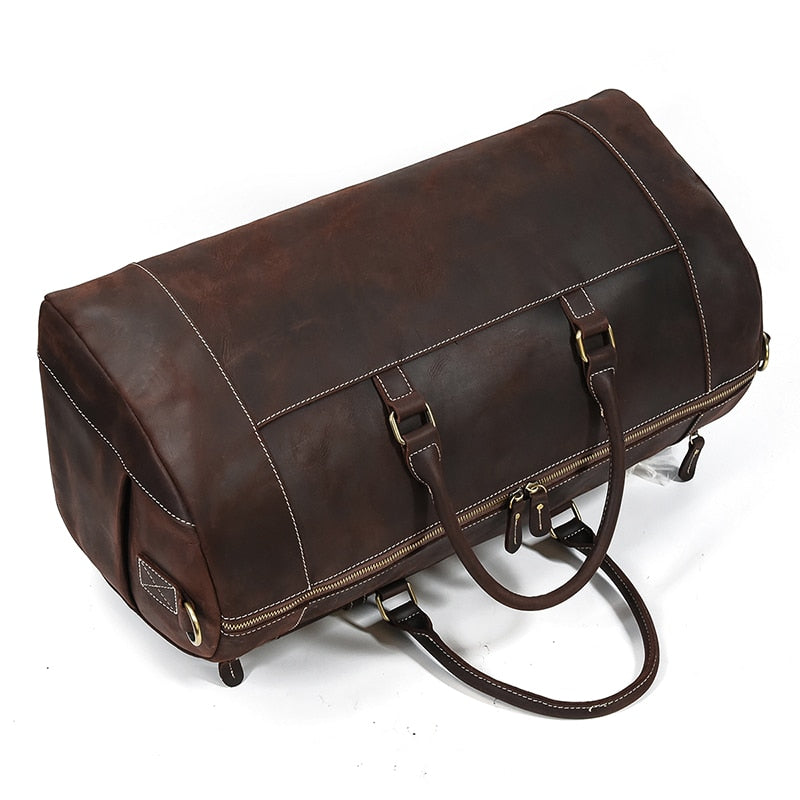 Funki Findz | Bags | Travel Bags | Men's Leather Overnight Bag