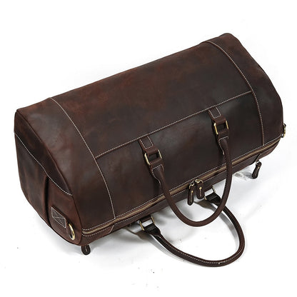 Funki Findz | Bags | Travel Bags | Men's Leather Overnight Bag