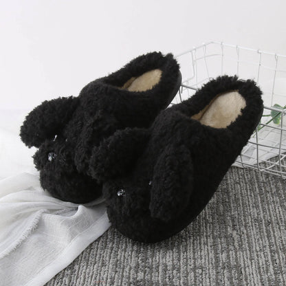 Funki Findz | Shoes | Women's Fluffy Cartoon Dog Fur Slippers