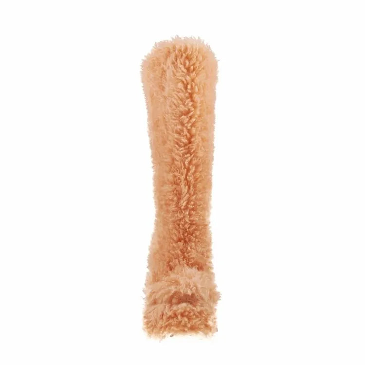 Funki Findz | Boots | Women's Fuzzy Faux Wool Platform Boots