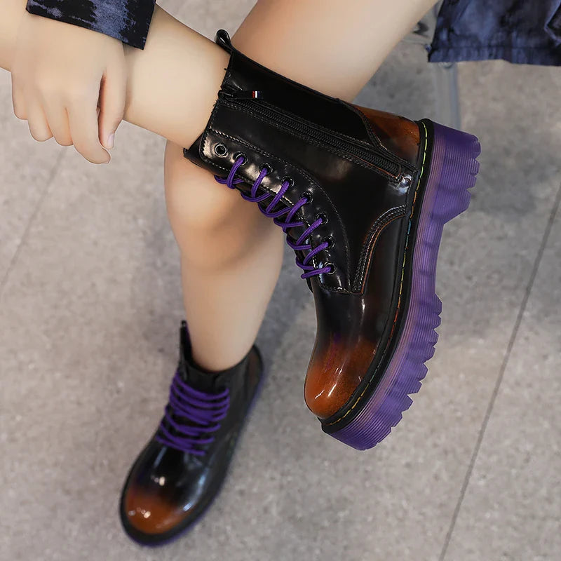 Funki Findz | Boots | Men's Women's 8-Hole Real Leather Boots